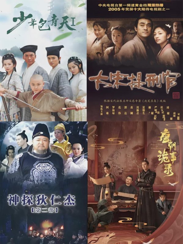嘉汇优配 四部古装探案系列剧，大宋提刑官评分最高，神探狄仁杰最经典