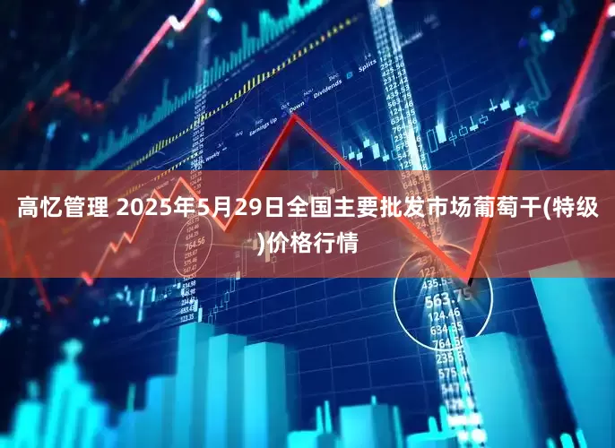 高忆管理 2025年5月29日全国主要批发市场葡萄干(特级)价格行情